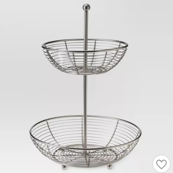 Other - Matte Finish 2-Tier Fruit Basket - Threshold